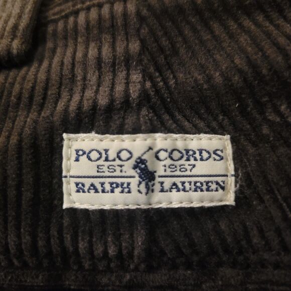 Polo Ralph Lauren Men's Brown Corduroy Pleated Pants Size 35x32 - Picture 6 of 13
